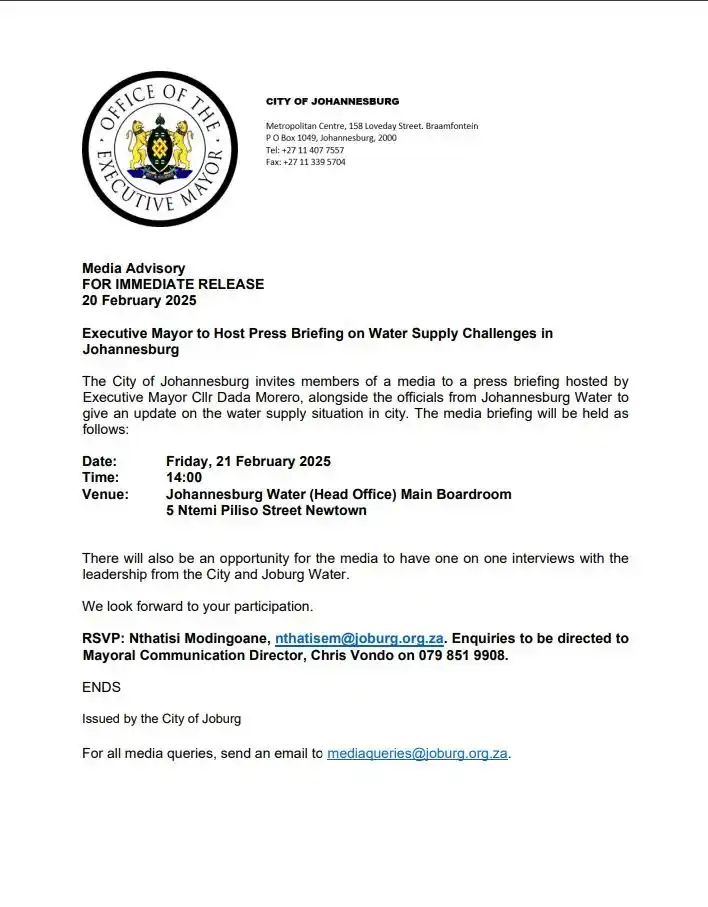 Image from City Of Joburg: <a class="text-blue-500 hover:underline cursor-pointer" href="/hashtag...