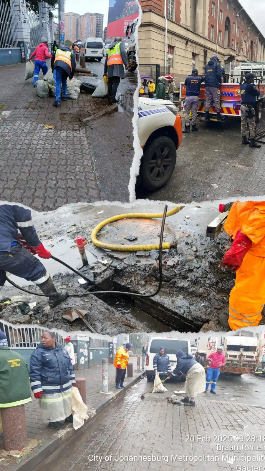 Image from City Of Joburg: The work to enforce by-laws and clean up the inner city continues on D...