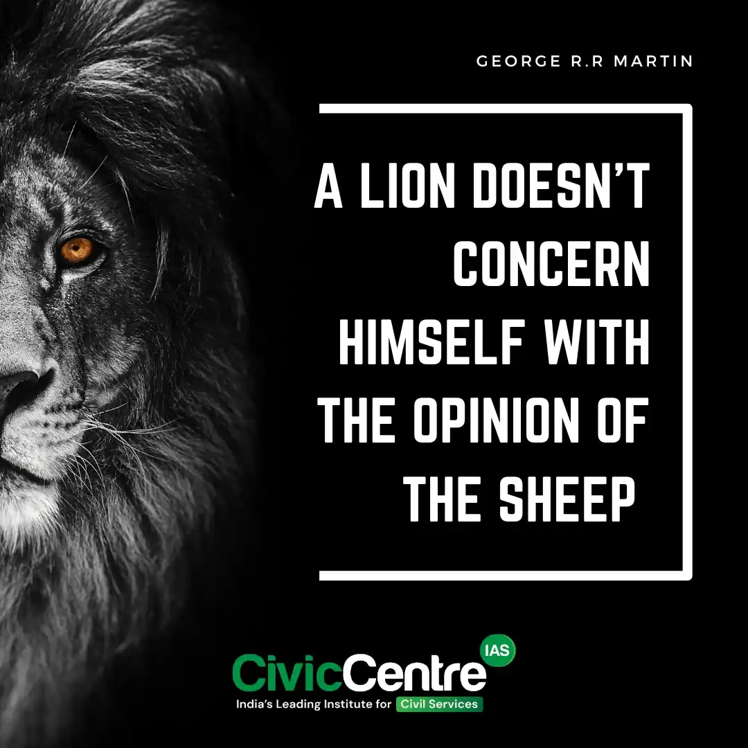 Image from CivicCentre IAS Academy: CivicCentre IAS Motivational quotes | 22-02-2025 <a class="text-blue...