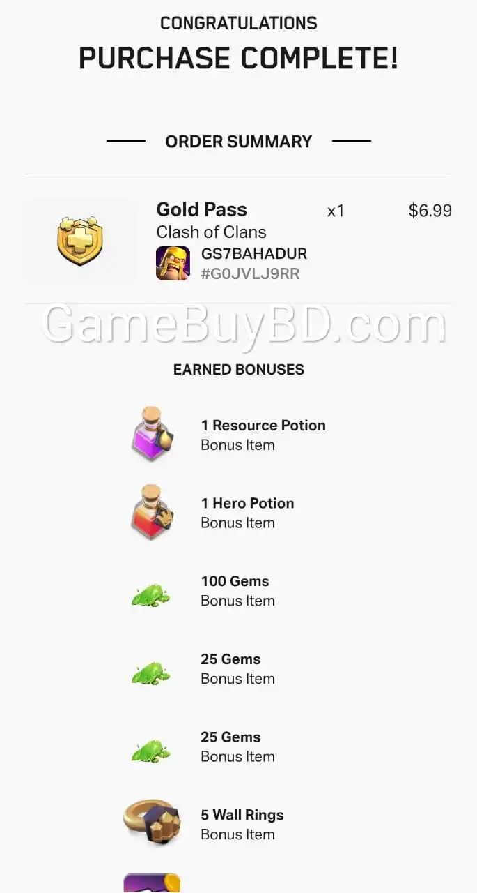 Clash of Clans, Brawl Star Topup post
