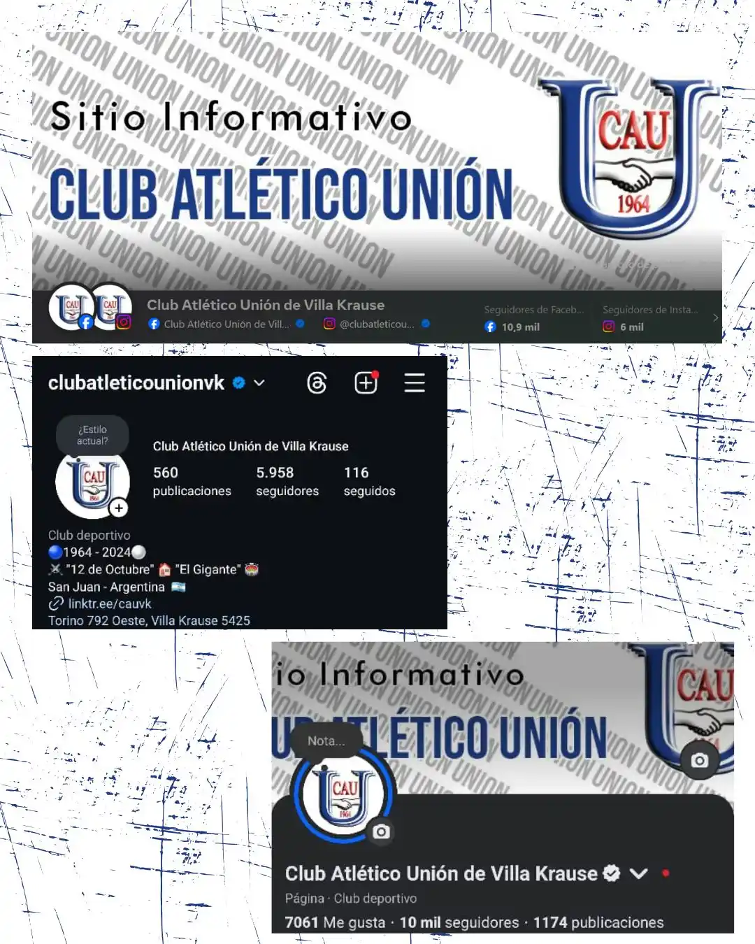 Club Atlético Unión De Villa Krause post