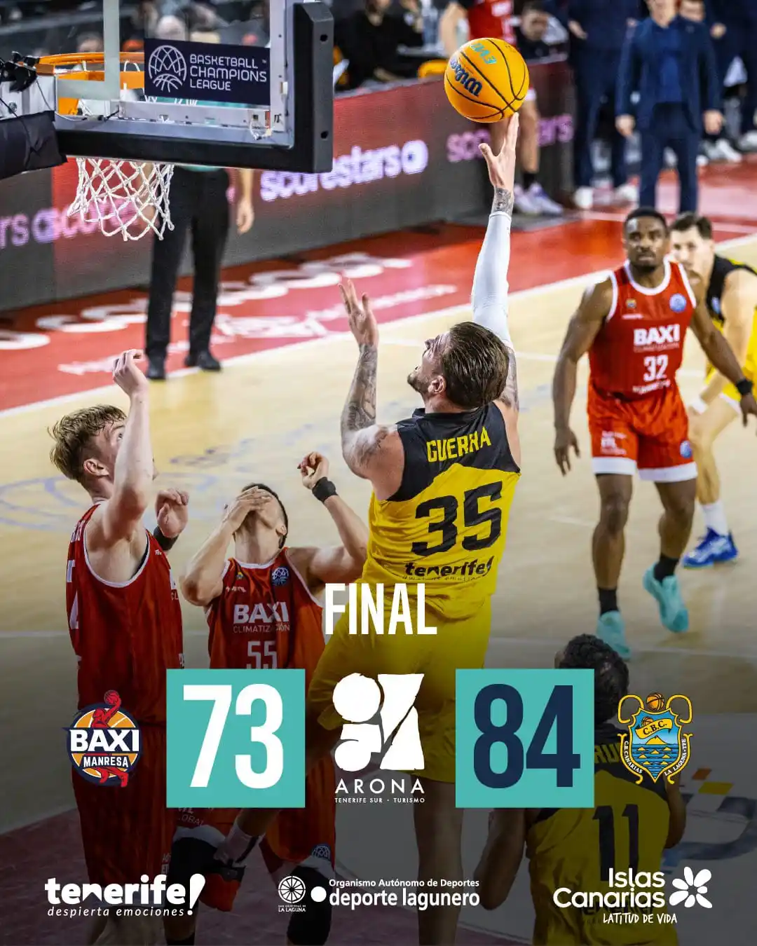 CLUB BALONCESTO CANARIAS - LA LAGUNA TENERIFE post