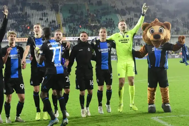 Club Brugge op Voetbalkrant post