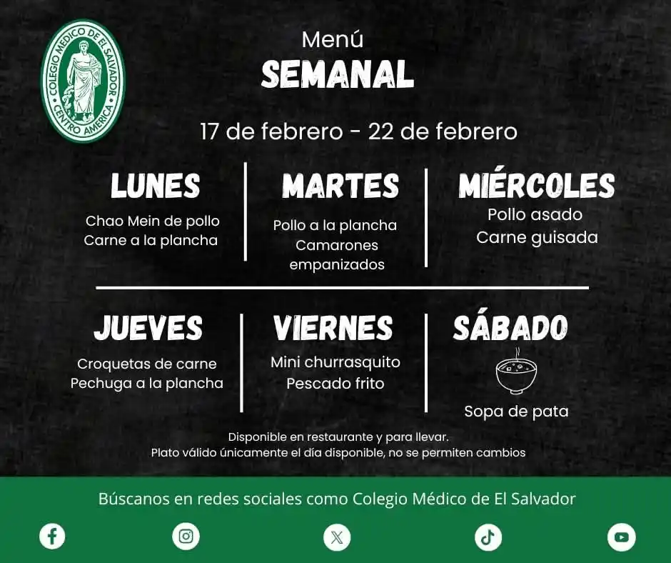 Colegio Médico de El Salvador post
