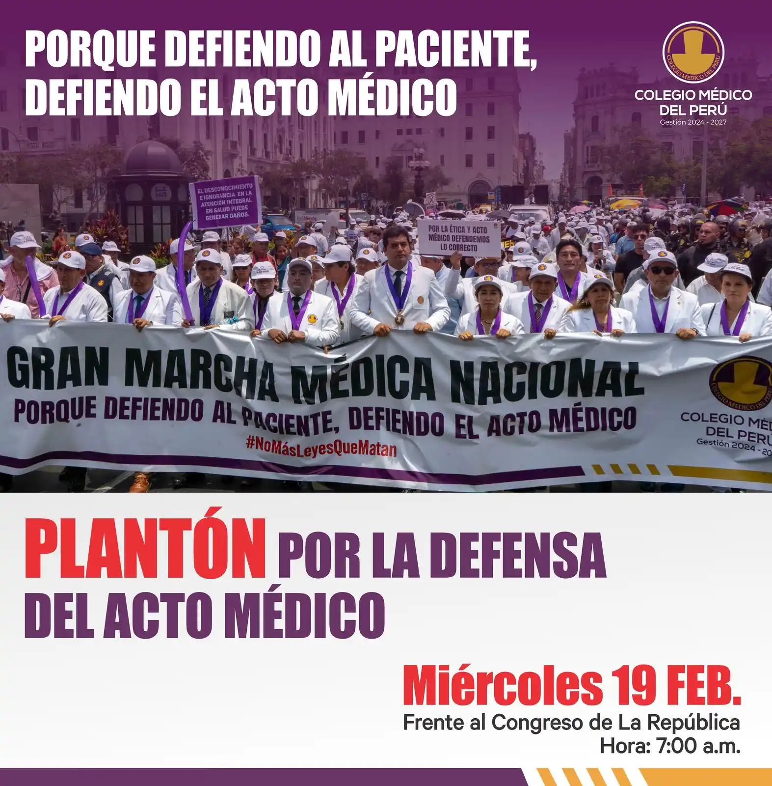 Colegio Médico del Perú post