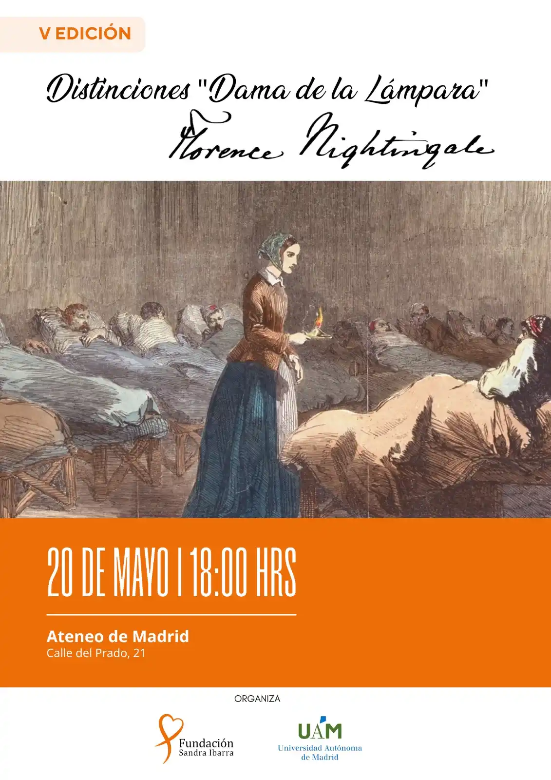 Image from Colegio Oficial de Enfermeros y Enfermeras de Castellón: 🪔V edición de las *Distinciones 'Dama de la Lámpara' Florence Nightin...