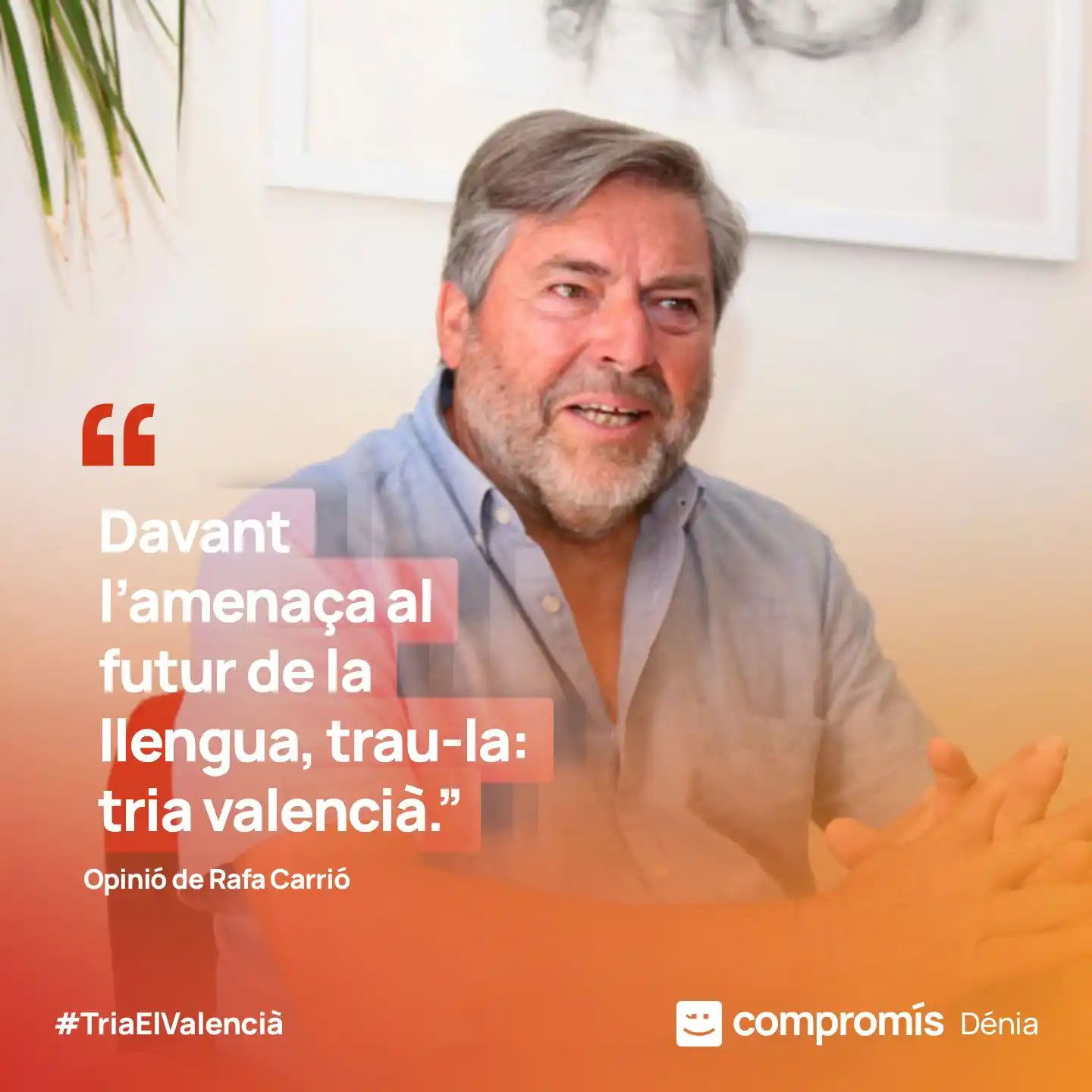 Image from Compromis per Dénia: Votem pel valencià ✅ No és només una qüestió d’educació, és una qüest...