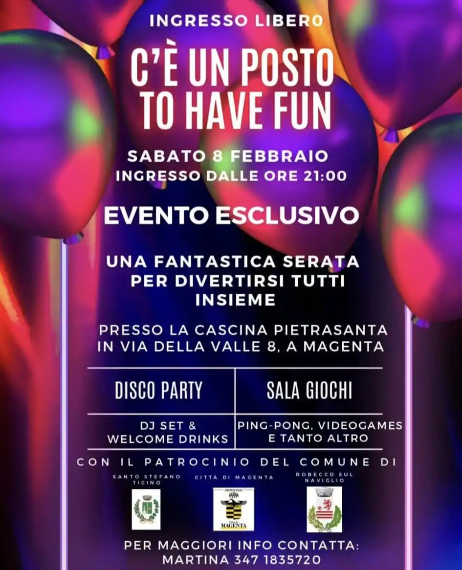 Image from Comune di Robecco sul Naviglio: C'È UN POSTO TO HAVE FUN <a class="text-blue-500 hover:underline curs...