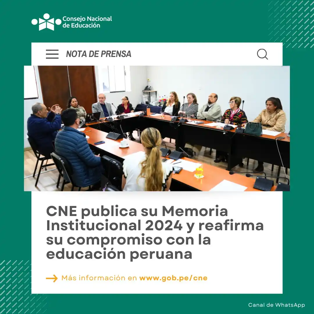 Consejo Nacional de Educación del Perú  post