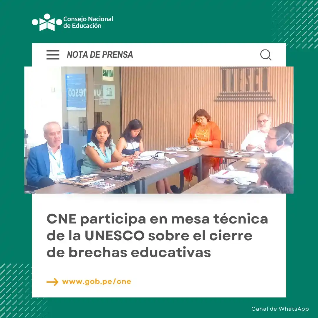 Consejo Nacional de Educación del Perú  post