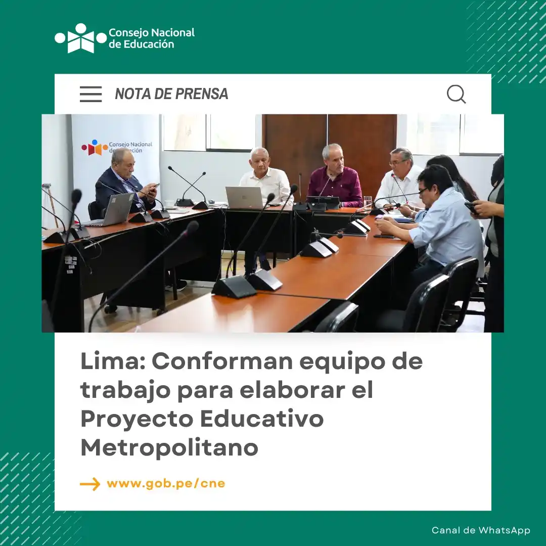 Consejo Nacional de Educación del Perú  post