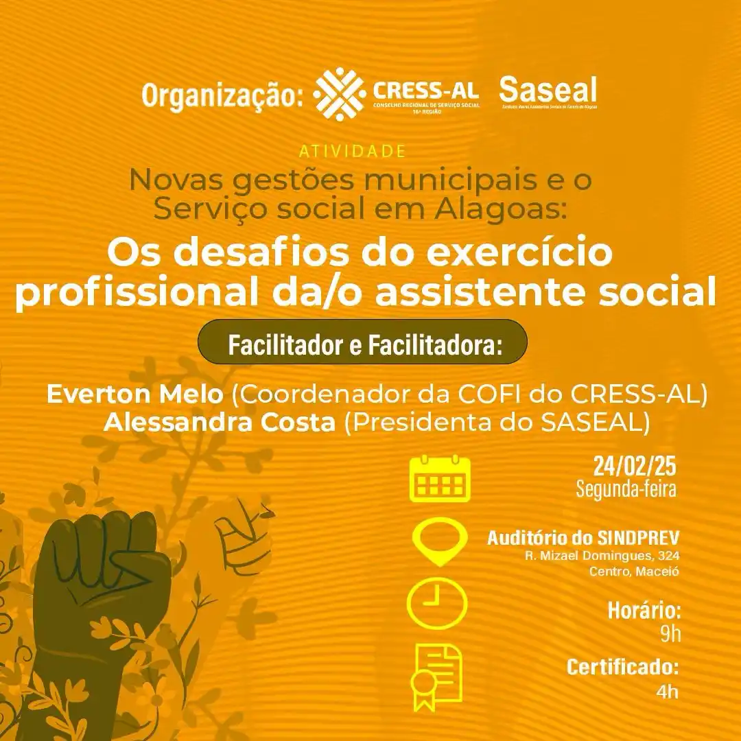 CRESS Alagoas post