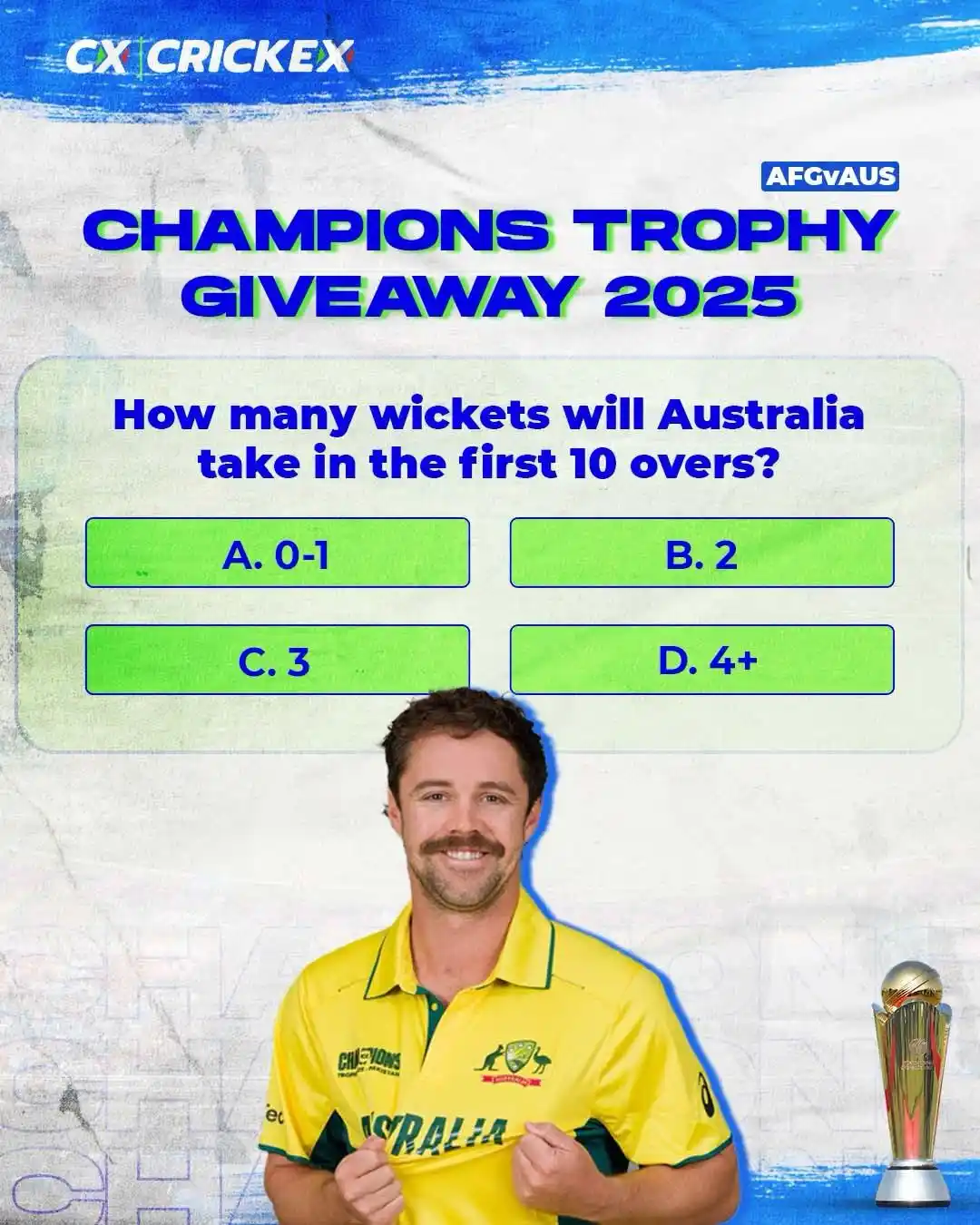 Image from Crickex: Crickex Champions Trophy Giveaway is LIVE!🏏 Guess the right answer an...