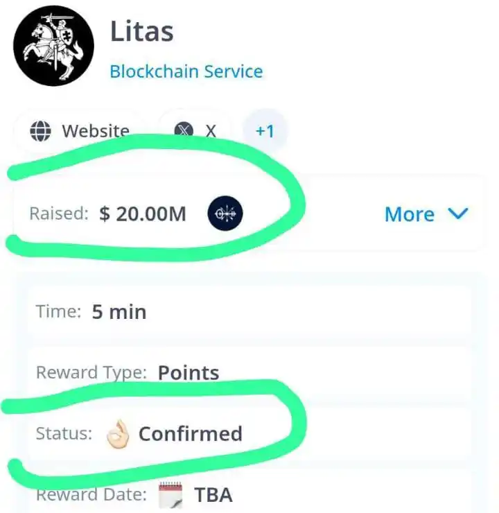 Image from CRYPTO TECH: *📍Litas Airdrop 2025 Update* 🖤🕊️👇 * Confirm airdrop by Cryptorank...