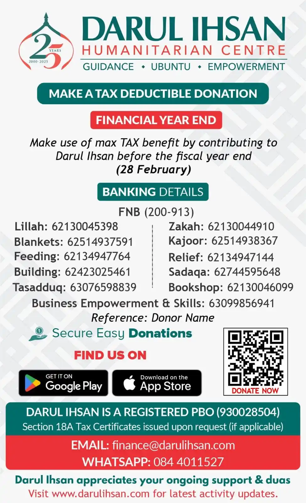 Darul Ihsan Humanitarian Centre post