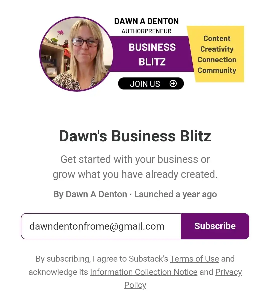 Dawn A Denton post