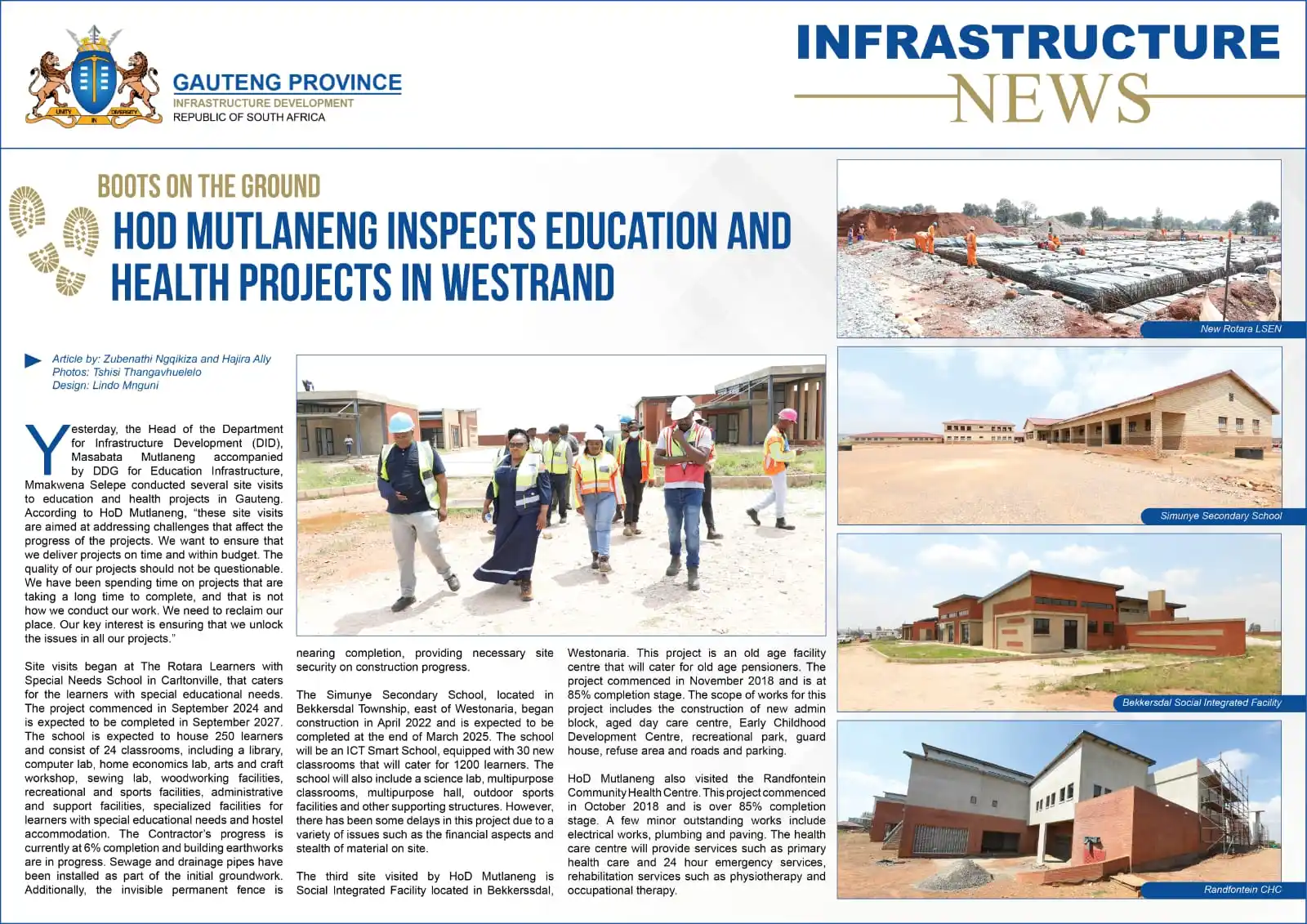 Department of Infrastructure Development (DID) post