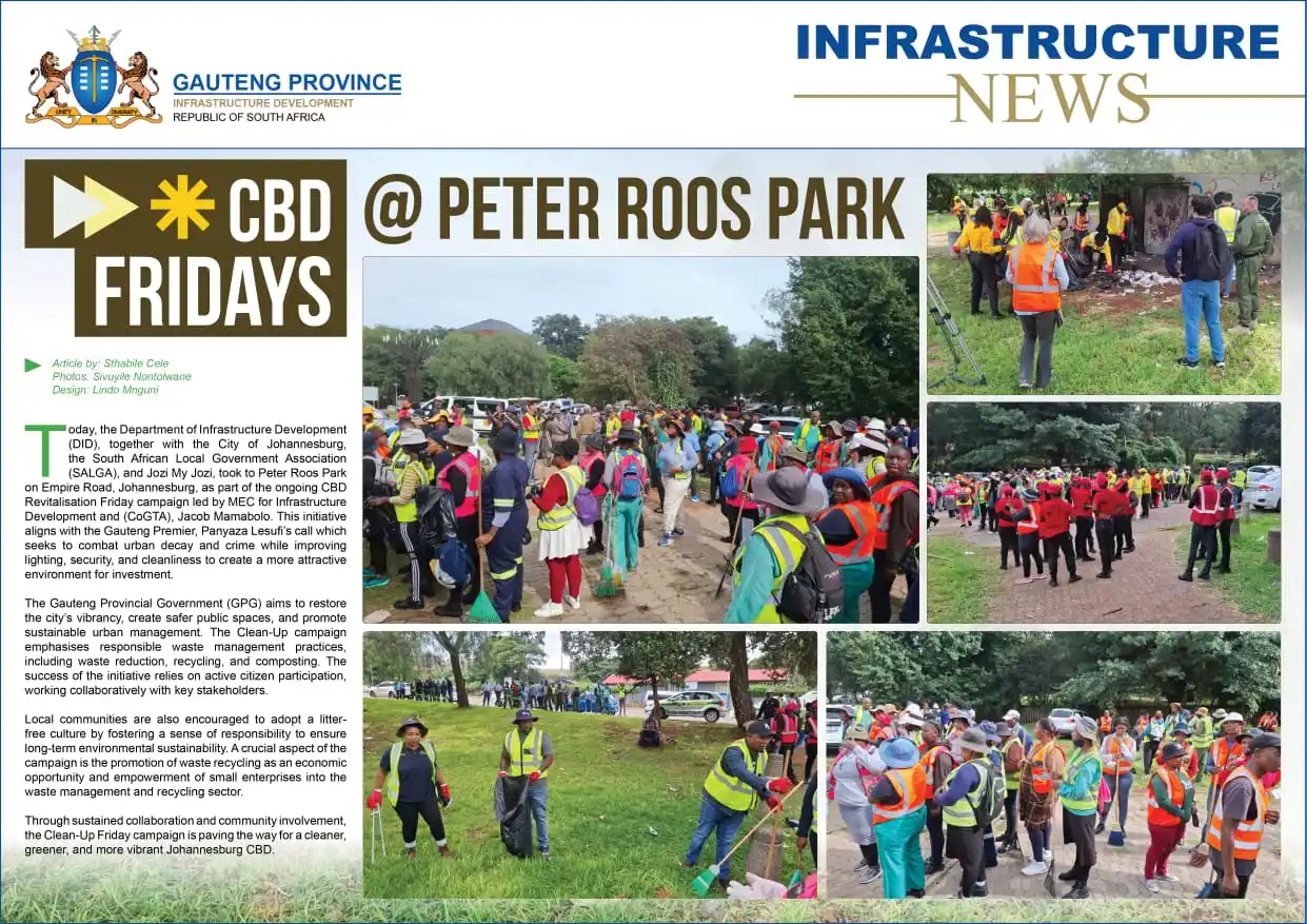 Image from Department of Infrastructure Development (DID): *⬆️ Team DID 🫡 @ CBD Revitalisation 📍 Peter Roos Park 👊🏼🧹🧽<a cla...