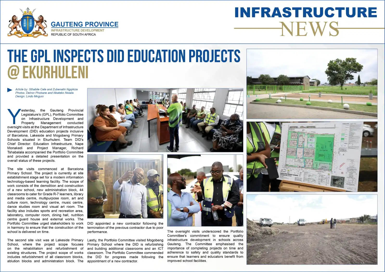 Department of Infrastructure Development (DID) post