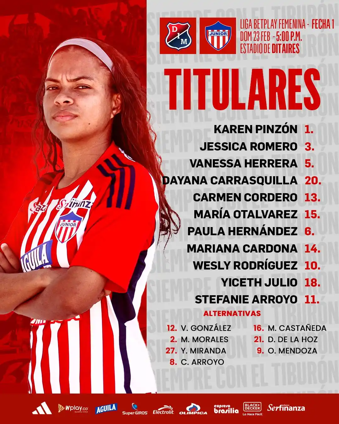 Image from Deporte Meridiano : Lista la nómina titular de las <a class="text-blue-500 hover:underline...