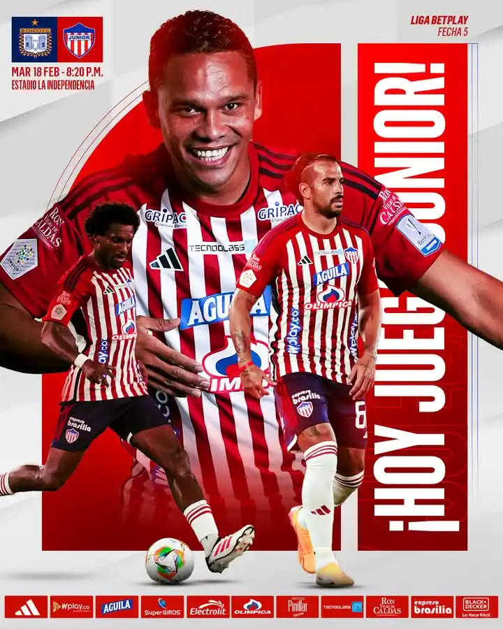 Image from Deporte Meridiano : ¡A BUSCAR UNA VICTORIA DE ALTURA! ¡HOY JUEGA JUNIOR! 🆚 Boyacá Chicó ...