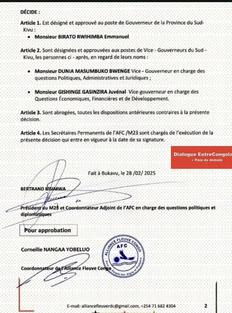 Image from Dialogue Entre Congolais Infos🇨🇩: *<a class="text-blue-500 hover:underline cursor-pointer" href="/hashta...