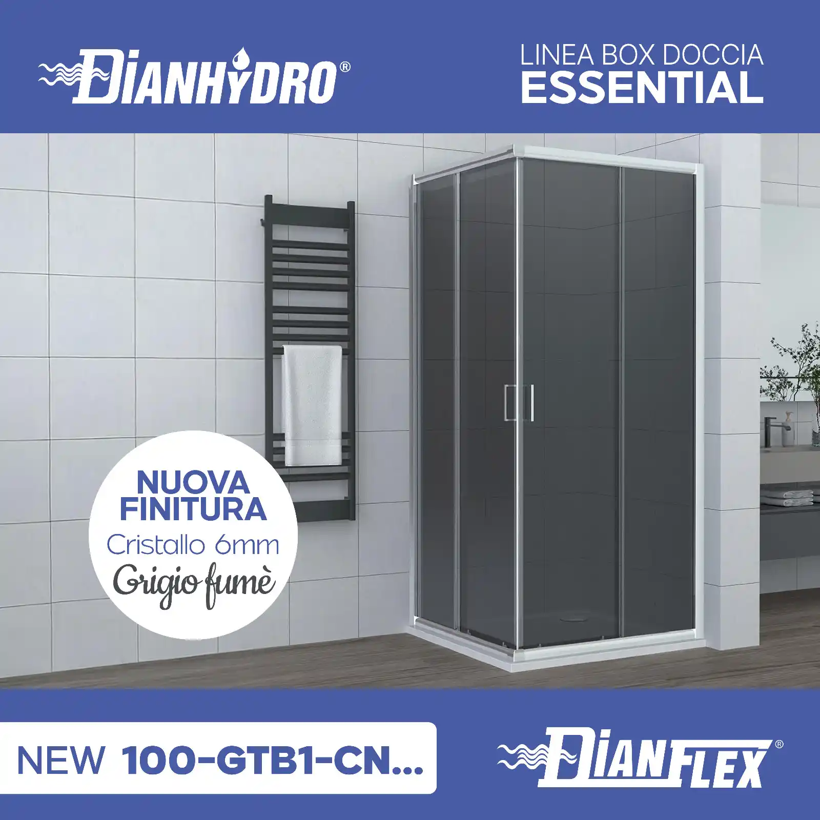 Image from DIANFLEX: Scopri la nuova finitura Grigio Fumé della linea ESSENTIAL! Un nuovo ...