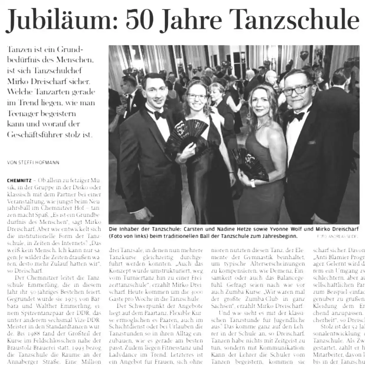 Die Tanzschule Emmerling post