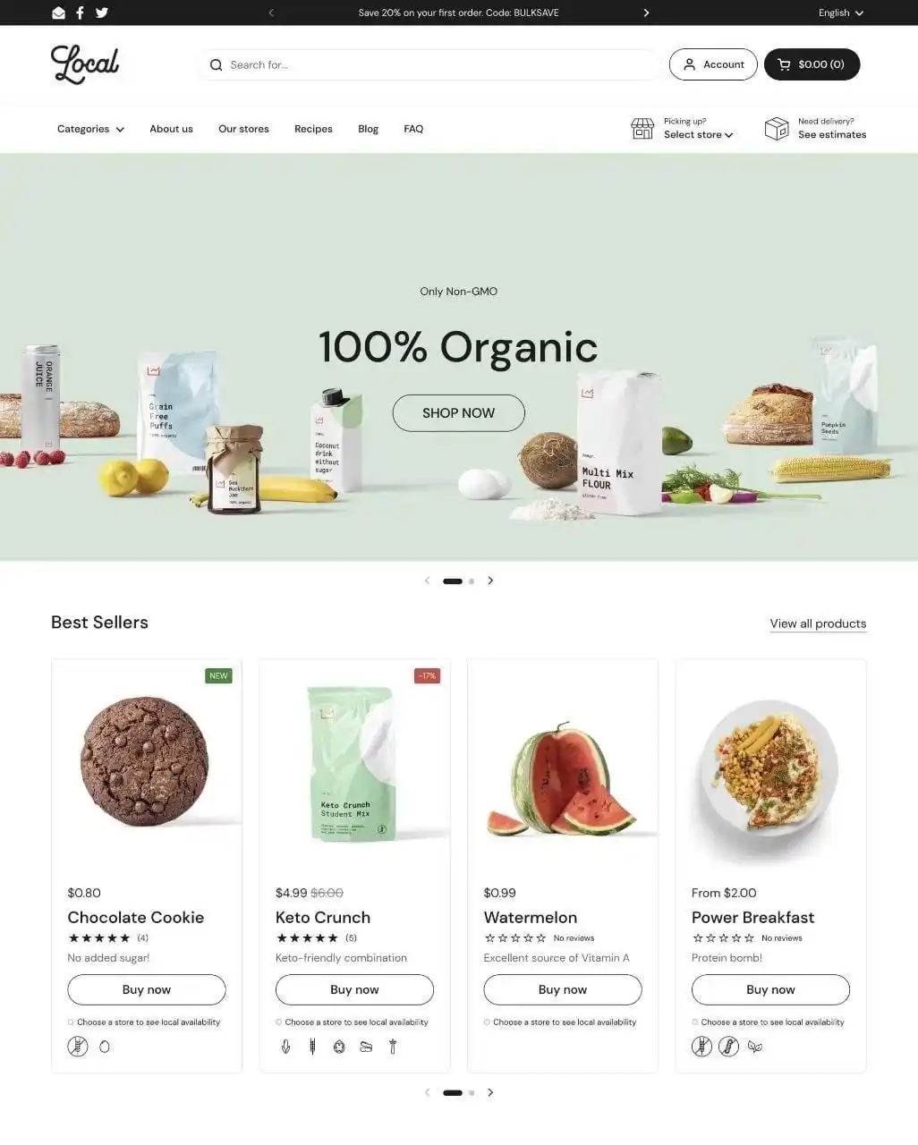 Image from Digital Xpert Solutions: *_Shopify Theme - Local_*   > Create a cohesive experience for your cu...
