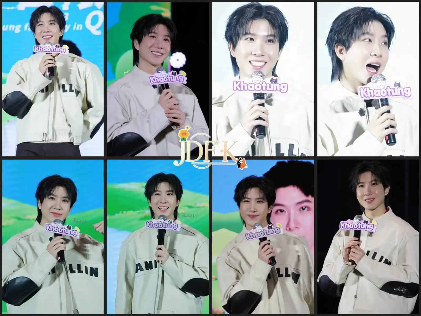 Image from 💛DungJang & SomSoms🧡: ```Fotitos de khao en su evento, se ve tan hermoso ❤‍🩹🥰```  > @Khaot...