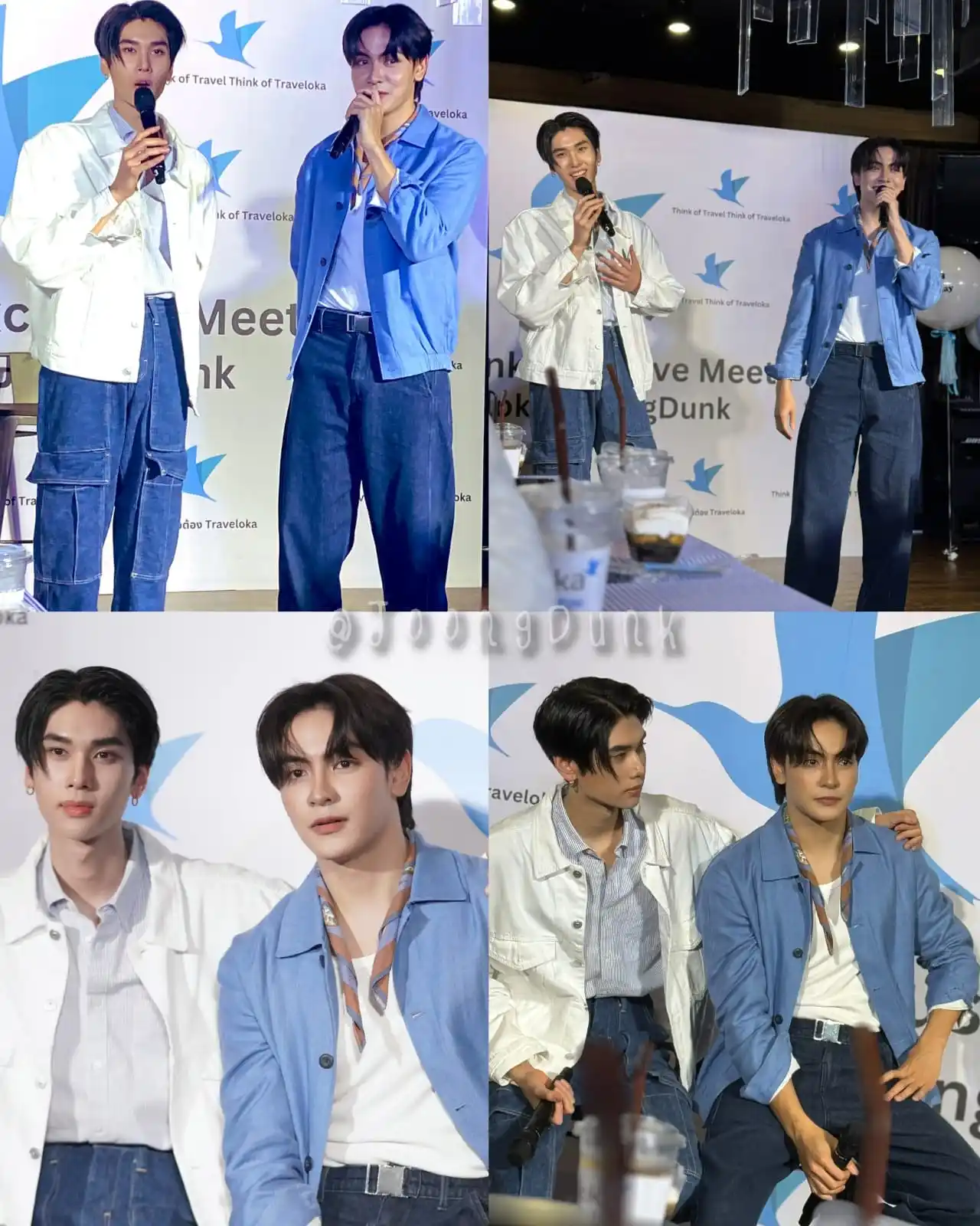 Image from 💛DungJang & SomSoms🧡: 🩵🤍 ```JOONGDUNK X TRAVELOKA``` > <a class="text-blue-500 hover:under...