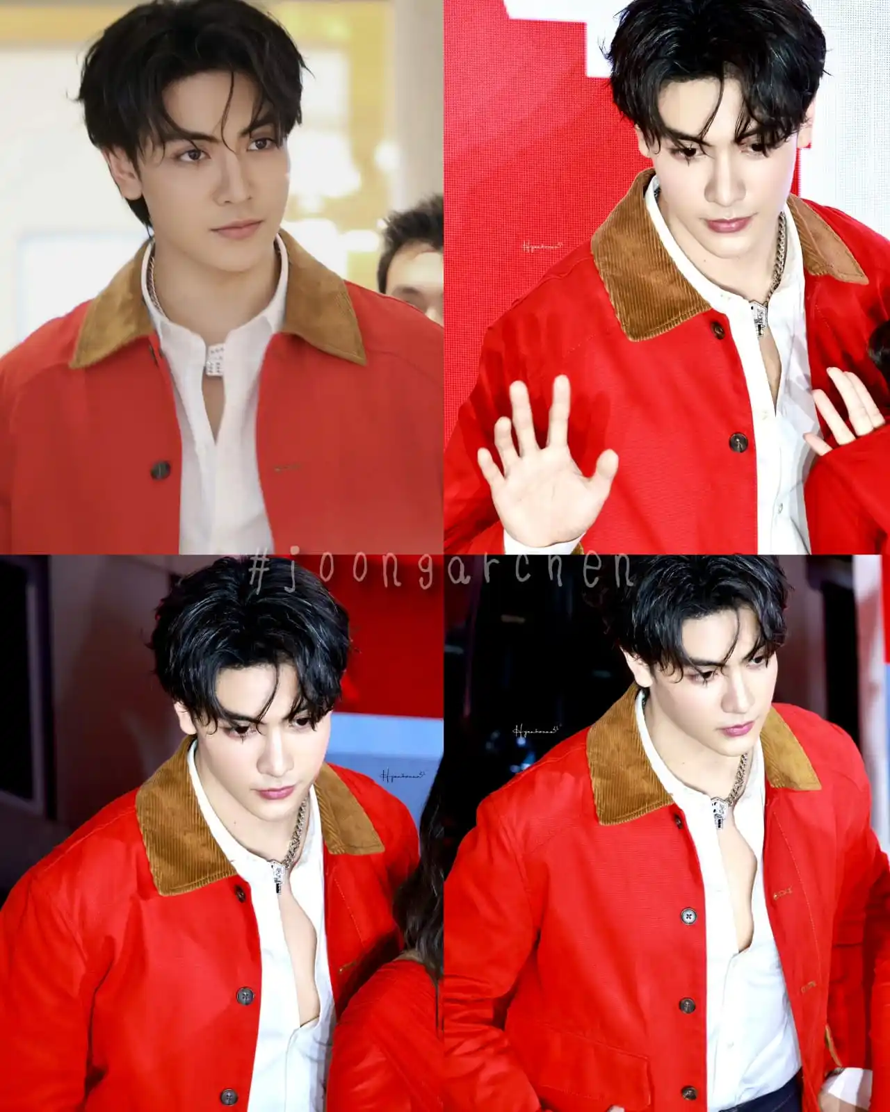Image from 💛DungJang & SomSoms🧡: ```250225📸 Red boy🔴``` > JOONG X SHISEIDO <a class="text-blue-500 ...