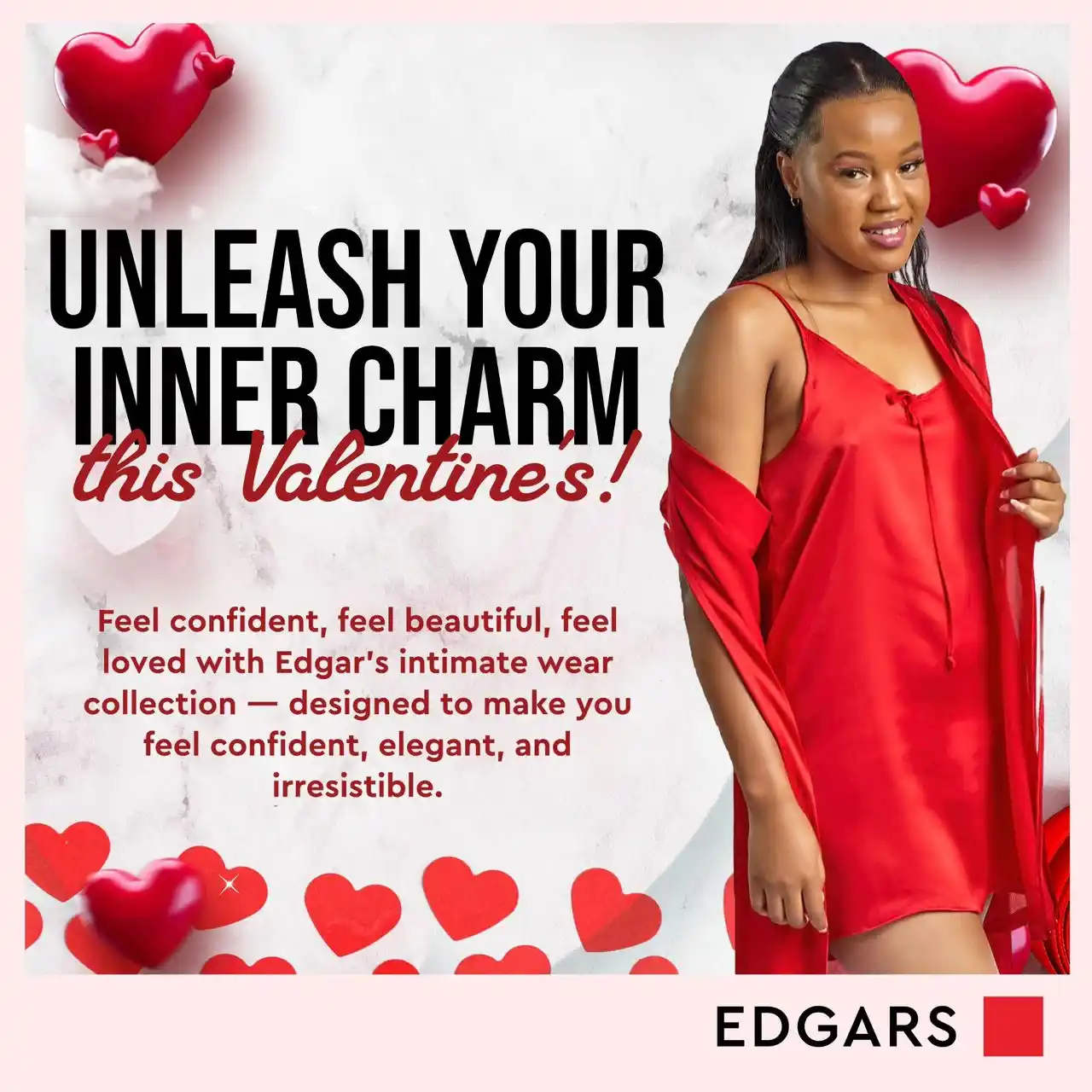 Image from Edgars Zimbabwe: Cupid is calling! Answer by treating yourself to the finest intimate w...