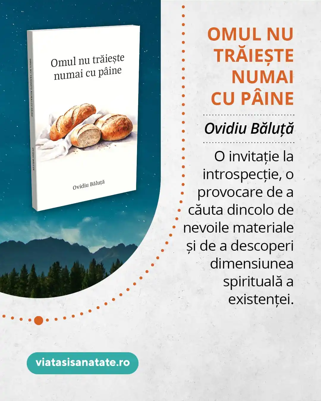 Image from Editura Viață și Sănătate: Într-o lume în care graba și superficialitatea domină, cartea _Omul nu...
