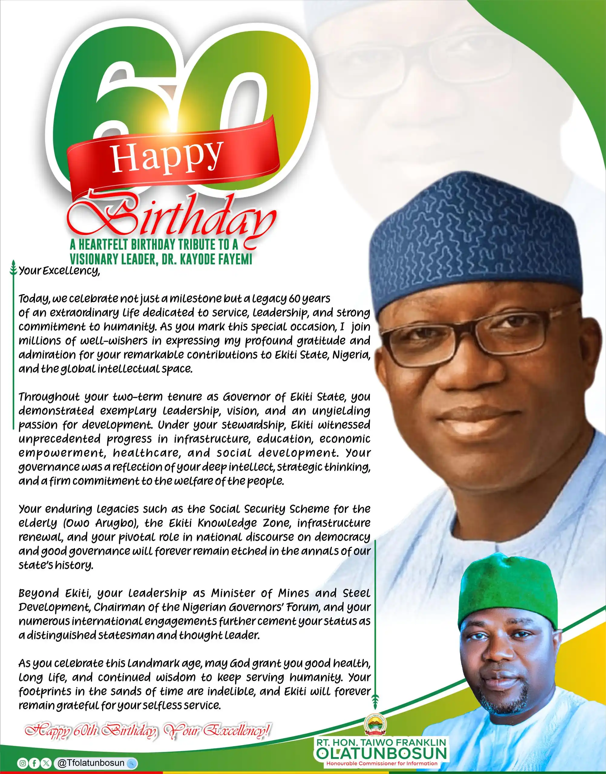 EKITI STATE MINISTRY OF INFORMATION  post