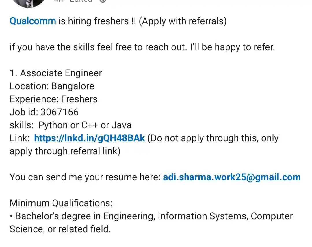 Explore Electronics Plus | VLSI Jobs post