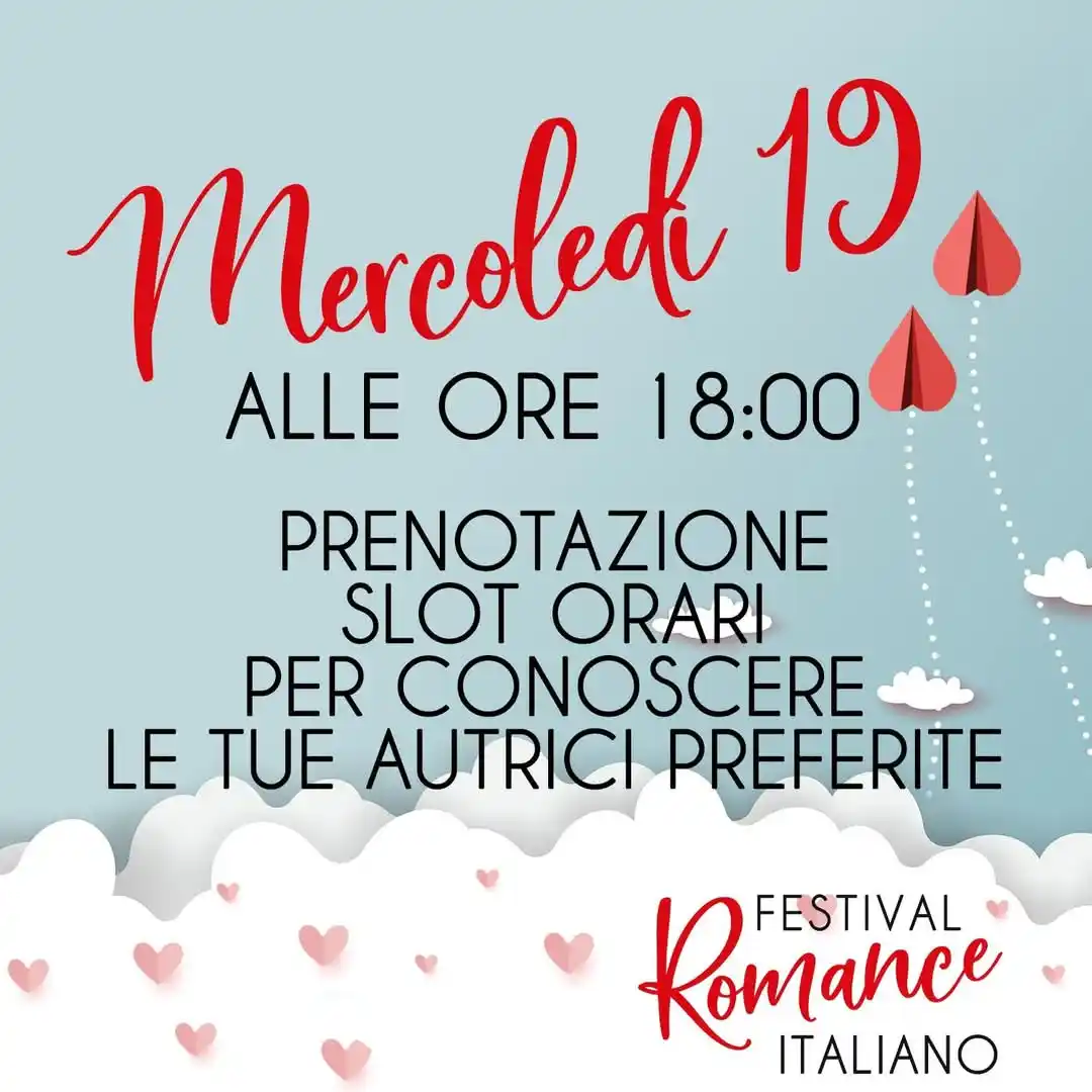Image from 🅵🆁🅸 ᴄᴀɴᴀʟᴇ ʟᴇᴛᴛᴏʀɪ: Ciao a tutti!  Il Festival del Romanzo Italiano 2025 si avvicina e des...