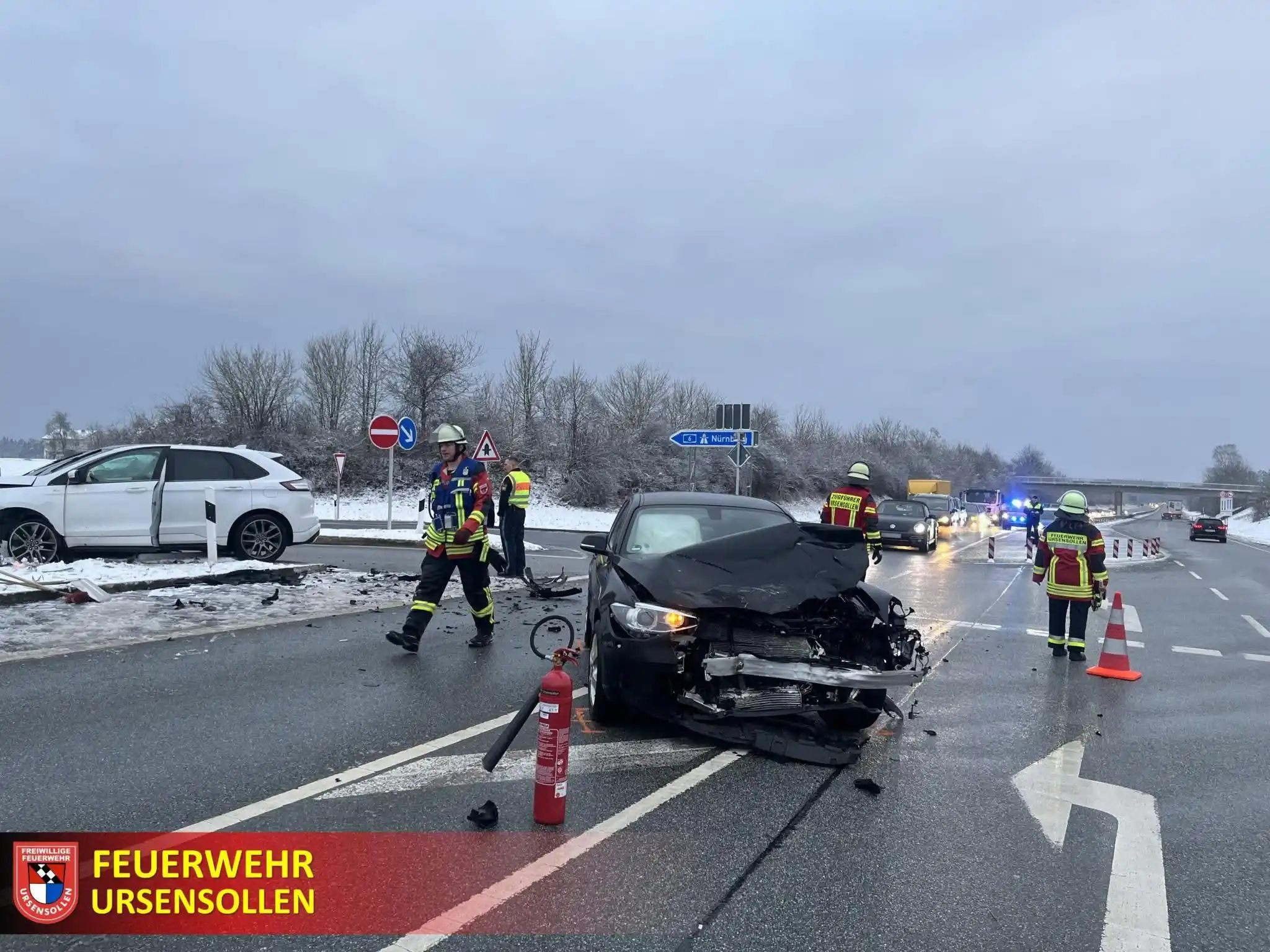 Image from Feuerwehr Ursensollen : ➖➖➖ Einsatz Nr. 33 + 34 ➖➖➖ Alarmzeit: 14.02.2025 07:19 Uhr Stichwor...
