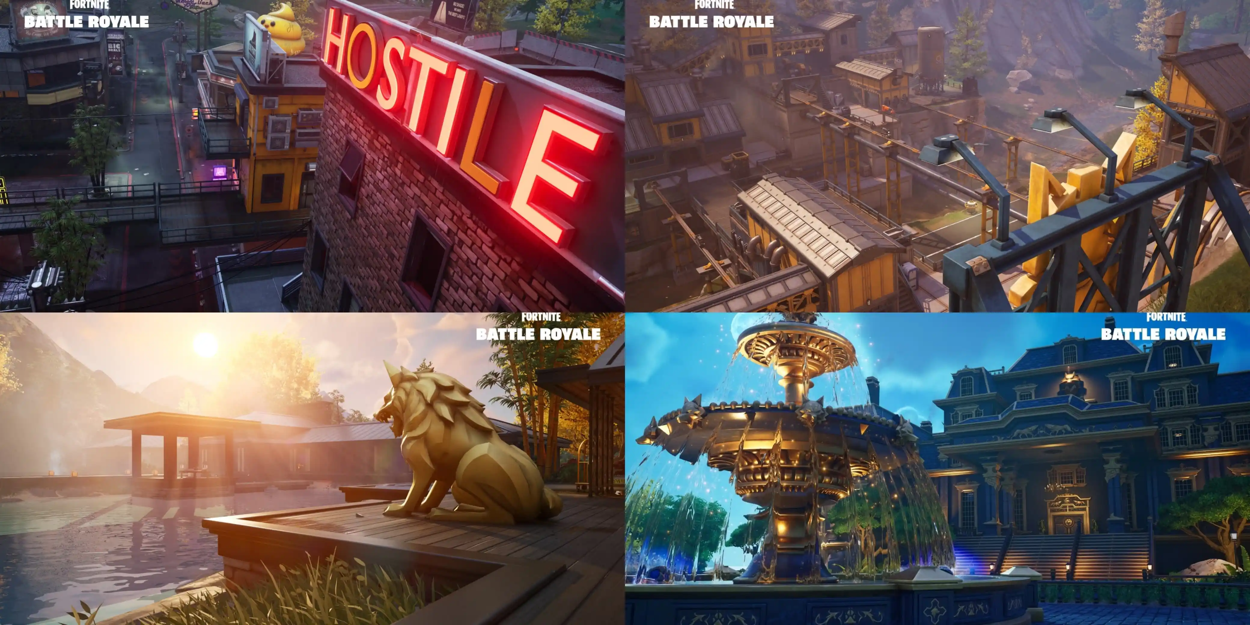 Image from 📢 | Fortnite News BR | vhZinn: *🏦 NOVOS LOCAIS | CAPÍTULO 6: TEMPORADA 2 — FORA DA LEI*  · Cidade do...