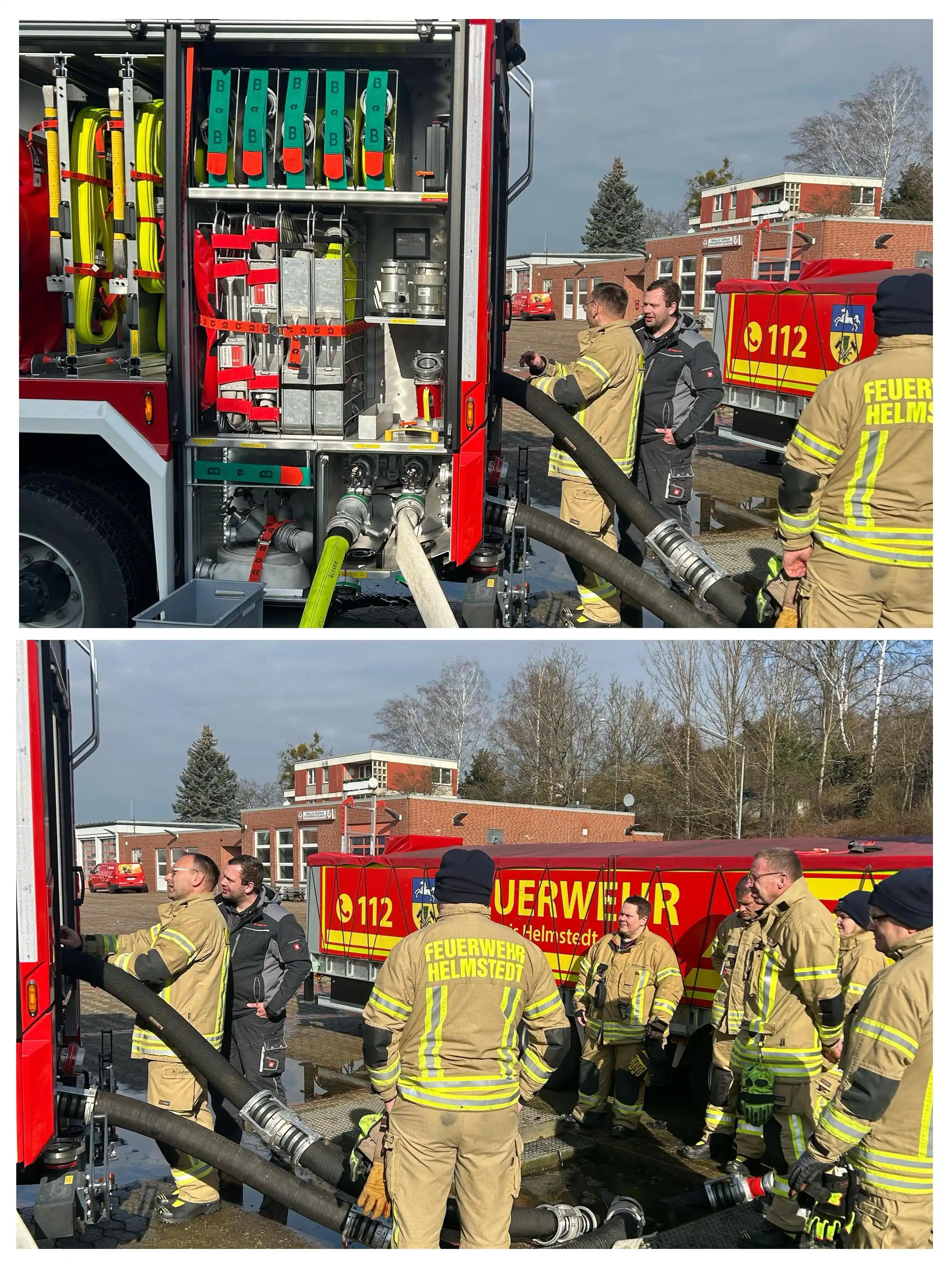 Image from Freiwillige Feuerwehr Helmstedt: Heute haben wir die Fa. Rosenbauer zu Gast. Es erfolgt eine intensive ...