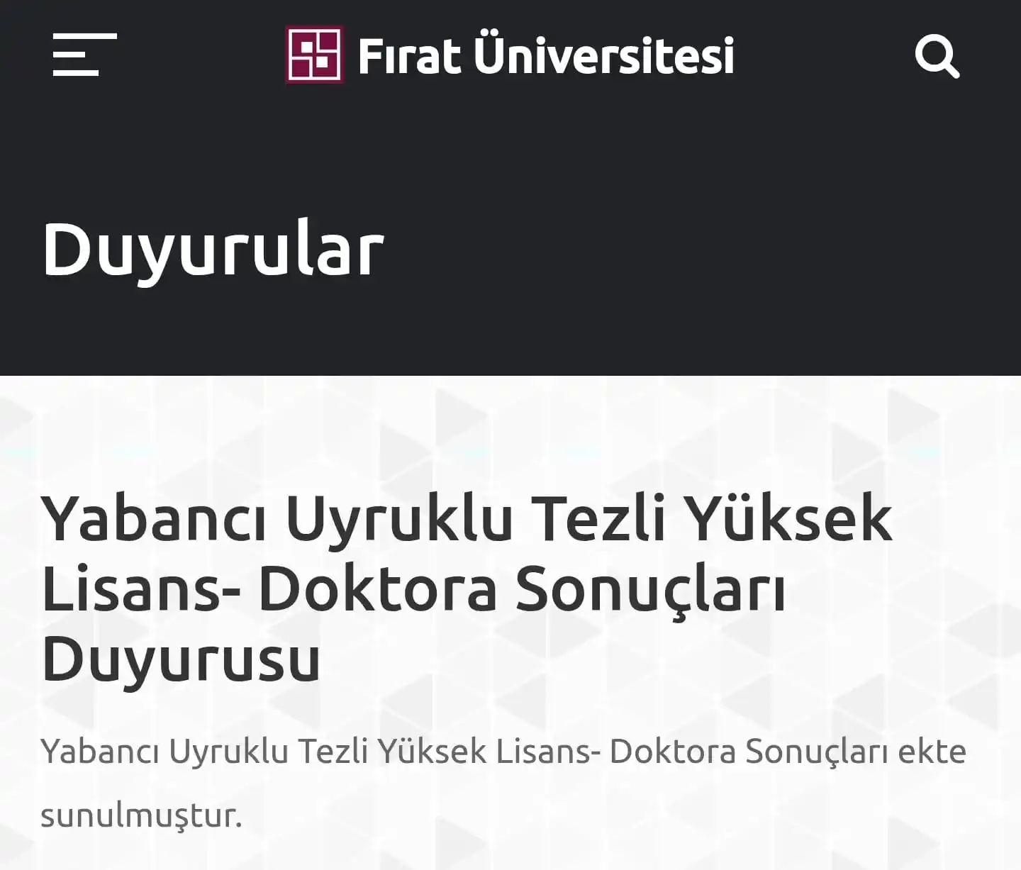 F.Ü - Öğrenci Topluluğu post
