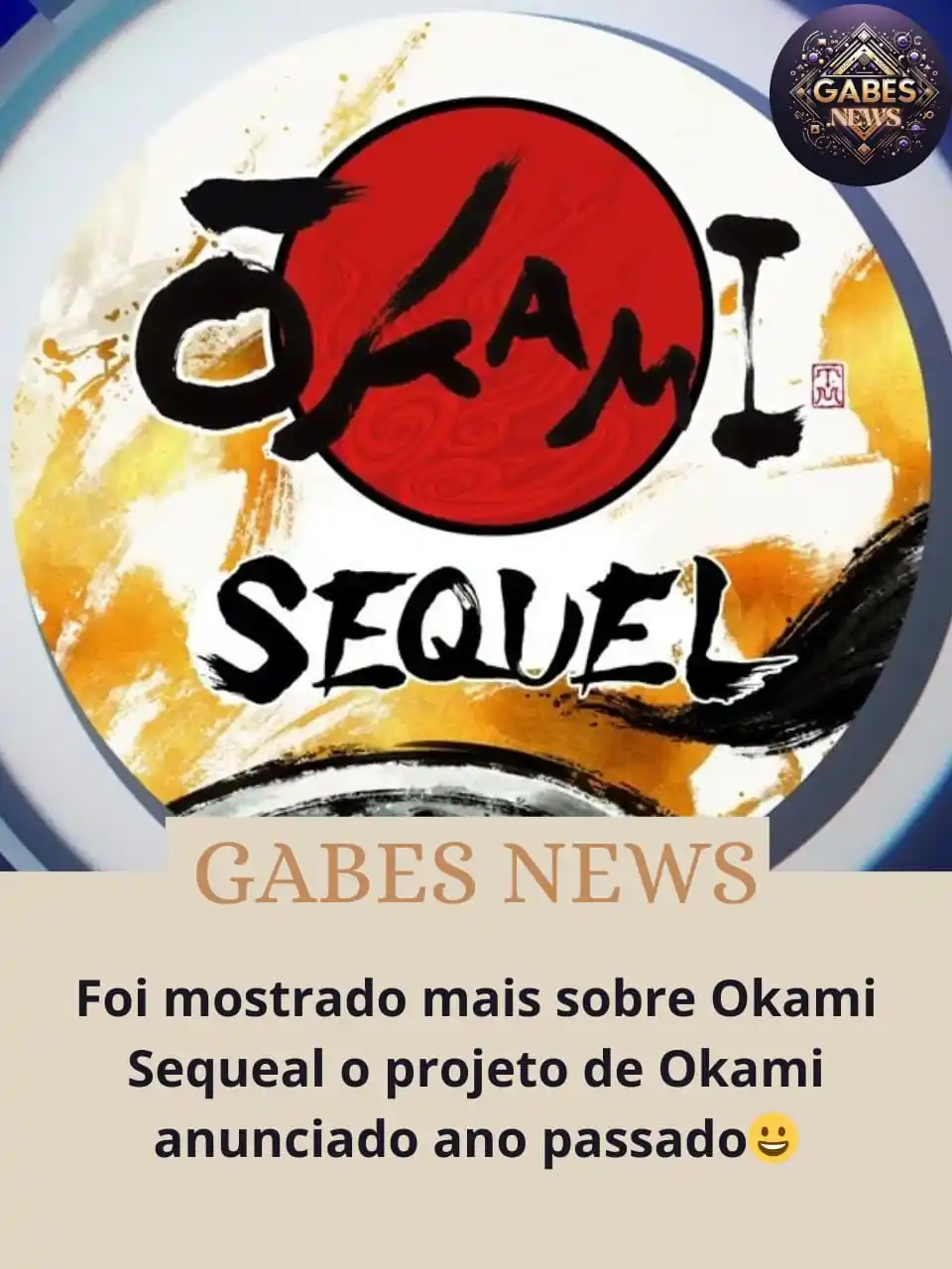 Image from Gabes News: Nova sequência do jogo Okami👍🏼 <a class="text-blue-500 hover:underli...