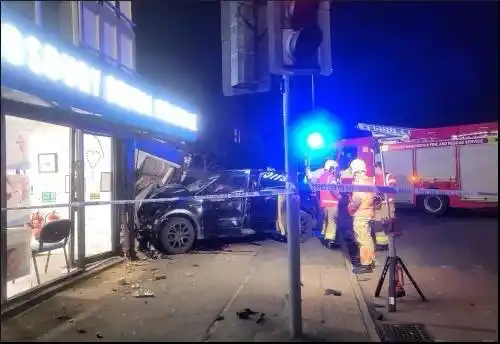 Image from GDPUK Dental News: Stolen Range Rover Careers Into Didsbury Dental Practice http...