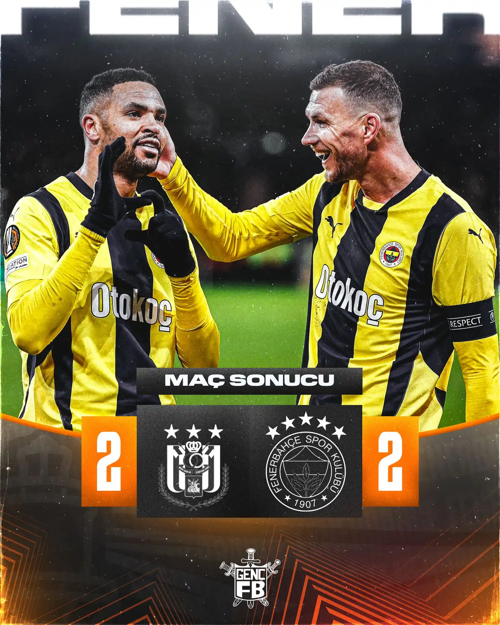 Image from Genç Fenerbahçeliler: UEFA AVRUPA LİGİ’NDE SON 16 TURUNDAYIZ! 🔥 Maç Sonucu | Anderlecht 2 ...