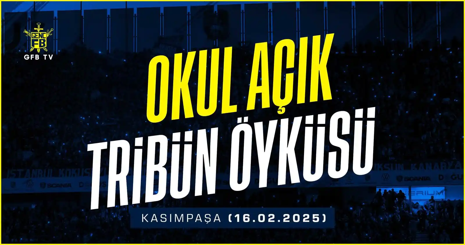 Image from Genç Fenerbahçeliler: 📌 Dün akşam 3-1 galip geldiğimiz Kasımpaşa karşılaşmasının tribün öyk...