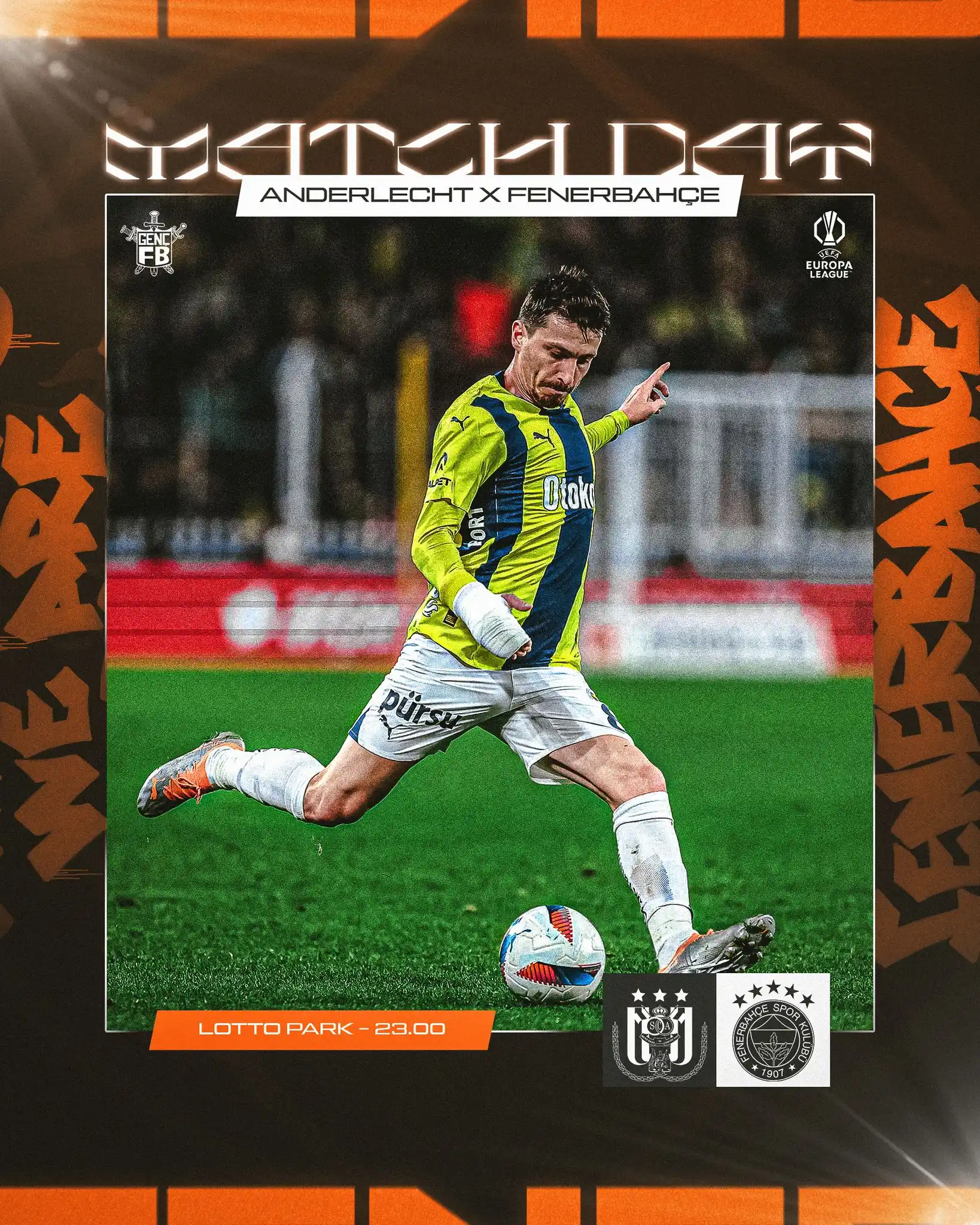 Image from Genç Fenerbahçeliler: FENERİN MAÇI VAR! 🏆 Uefa Avrupa Ligi Play-Off 2. Maç 🆚 Anderlecht ⏱️...
