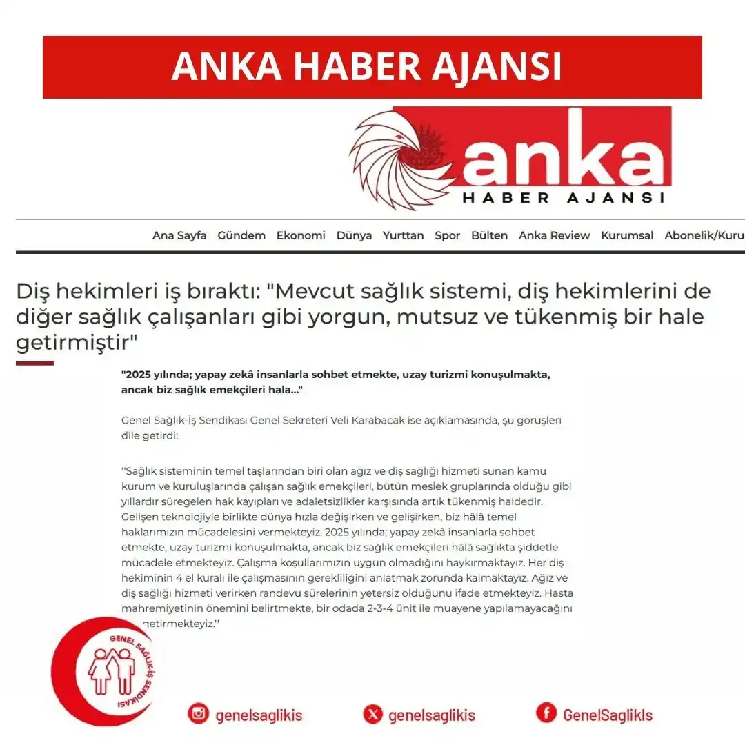 Genel Sağlık-İş Sendikası post