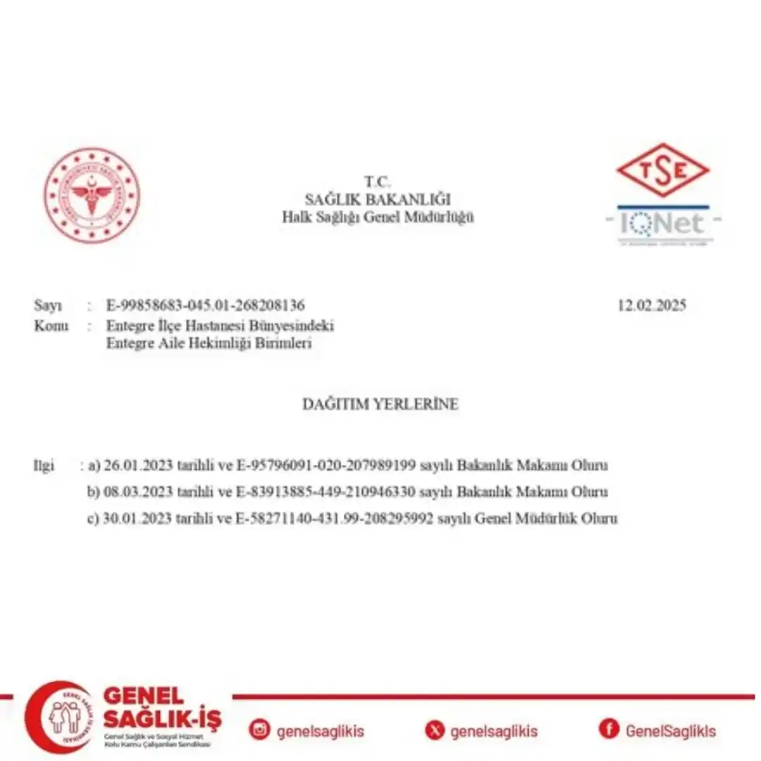 Genel Sağlık-İş Sendikası post