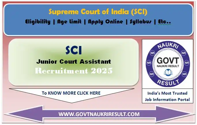 Govt Naukri Result post