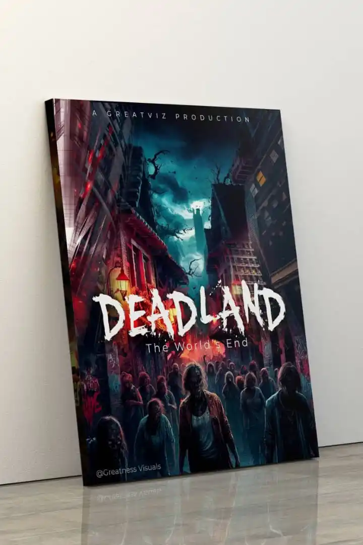 Image from Greatness Visuals Official: GREATNESS DESIGN CHALLENGE DAY 27 - Horror Movie Poster Design drops...